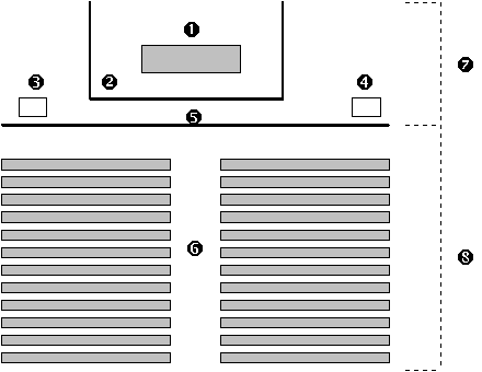 diagram of floor pla described fully in text